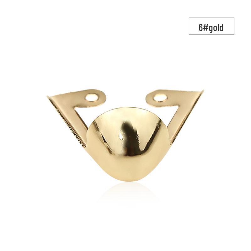 Women's Pointed Toe High Heel Protector - Leather Anti-Kick Decorative Cover with Metal Cap for Shoe Protection.
