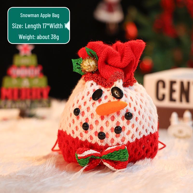Christmas Eve Apple Candy Gift Tote & Packaging Bag