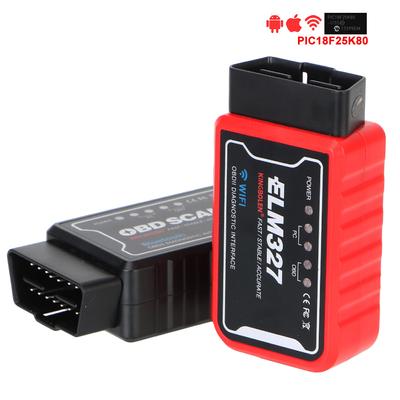 Repair Accessories ELM 327 V 1.5 ICAR2 OBDSCAN OBDII Diagnostic Tool ELM327 WiFi/Bluetooth V1.5 PIC18F25K80 Chip
