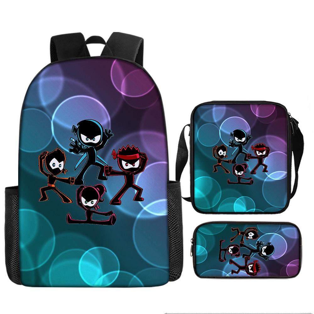 Rugzak NINJA KIDZ Etui Schoudertas Rugzak Grote Capaciteit Reistas Beste Cadeau voor Jongens en Meisjes