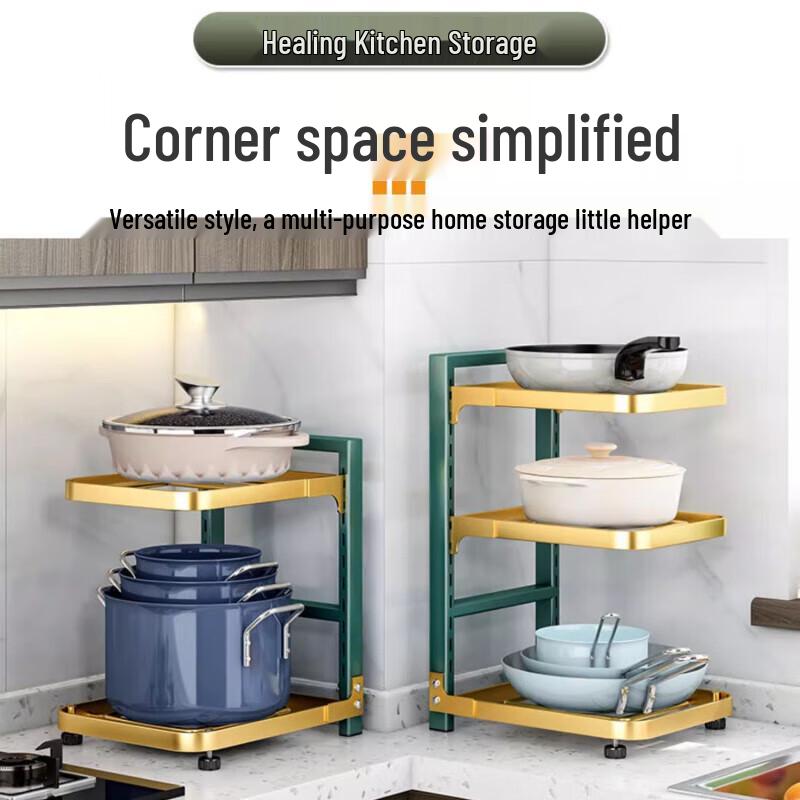 JingQingFu Multi-Layer Kitchen Pot Storage Rack