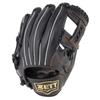 ZETT Youth Soft Steer Baseball Size M Heights BJG742630 Glove, All-Around, Right-Handed Throw, Black, (For 130-145cm),