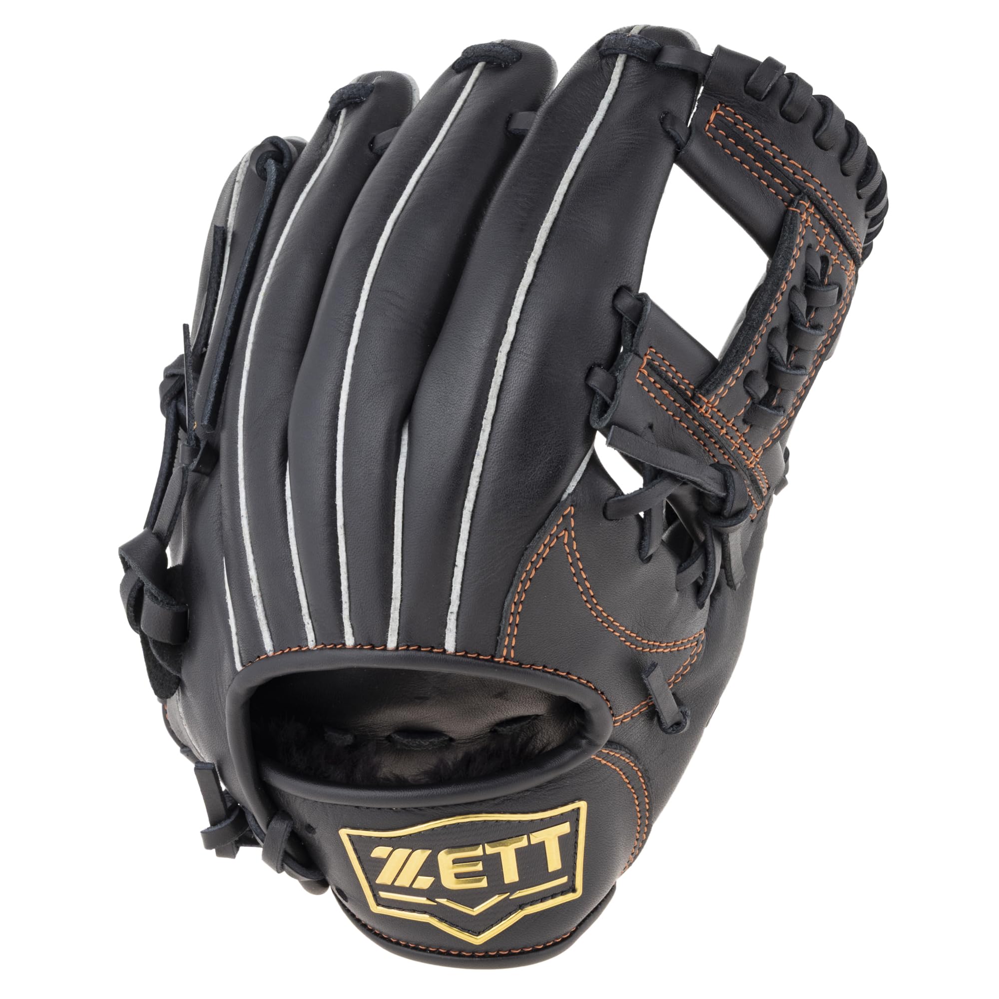 

ZETT Youth Soft Steer Baseball Size M heights BJG742630 Glove, All-Around, Right-Handed Throw, Black, (For 130-145cm), чорний