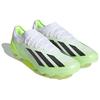 Adidas X Crazyfast.1 Round Toe Lace-Up HG (Rubber Short Studs) Slip-Resistant Durable Football Shoes Men Football Shoes White Green IE4205