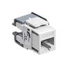 RJ45 Cat.6A Socket - LEVITON - 6110G-RW6 - White - UTP - Indoor
