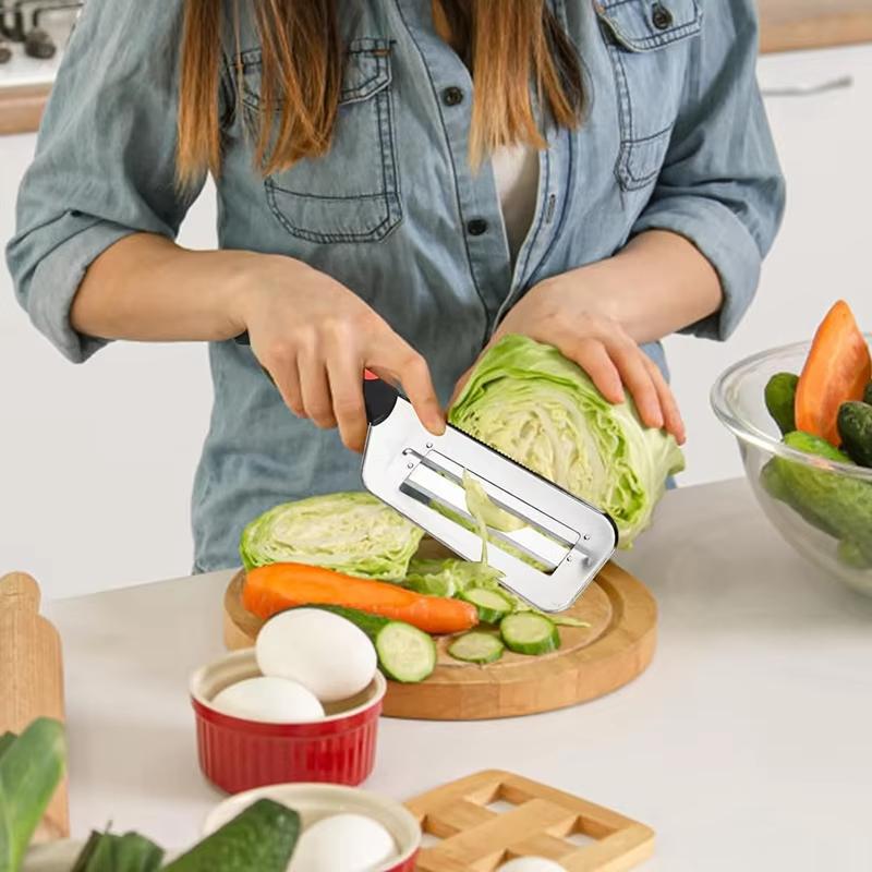 Kitchen Multifunctional Cabbage Cutting Knife, Stainless Steel Cutting Knife Suitable for Cutting Cabbage and Vegetables