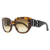 Bally Women S Butterfly SunglaSSeS By0105h 53f Blonde Havana 56mm 53f
