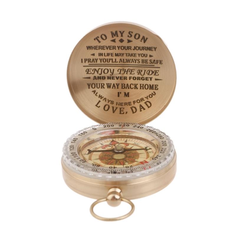 Personalized Compasses Vintage Directional Compasses Adventure Accessory Birthday Gift for Son/Daughter/Husband/Wife