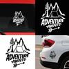 Mountain Pattern Tree Tent Mountains Car Vehicle Reflective Decals Sticker Decor Car Stickers Auto Exterior Accessories