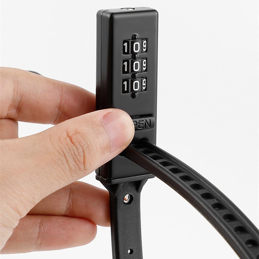 Bicycles Combination Lock, Lock for Road Bike, Bike Lock Zips Tie Lock Multiple Purpose Cable Lock Combination Bike Lock