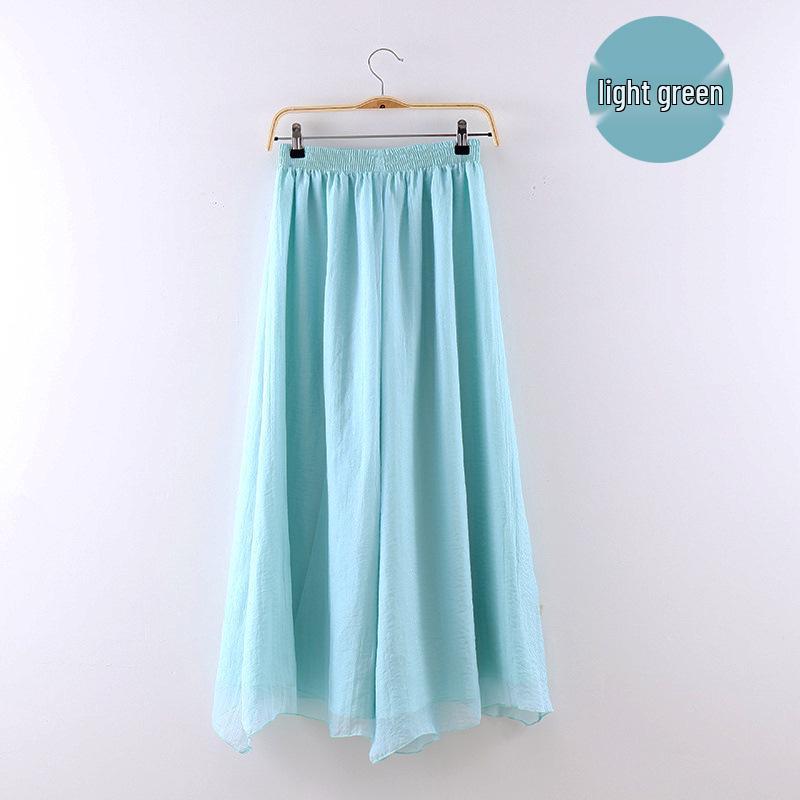 Flowy Women's Ethnic Jazz Dance Skirt Pants
