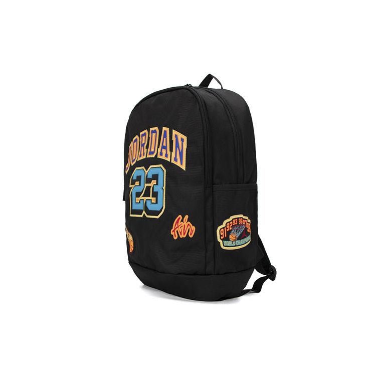 New Jordan Fabric Backpack Unisex Jet Black JD2333051AD-001