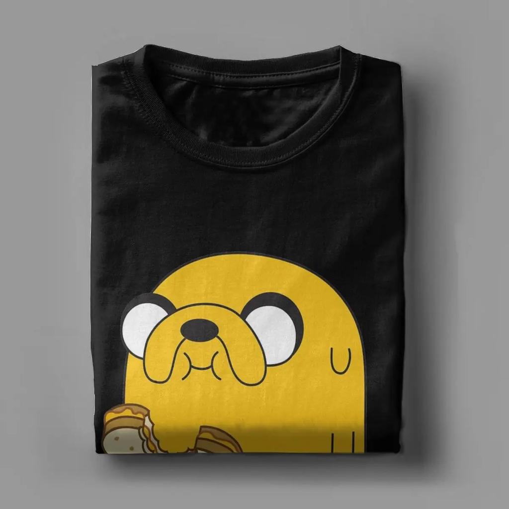 Humorous Jake The Dog Sandwich T-Shirt Men Round Neck Cotton T Shirts Short Sleeve Tee Shirt Gift Idea Clothing