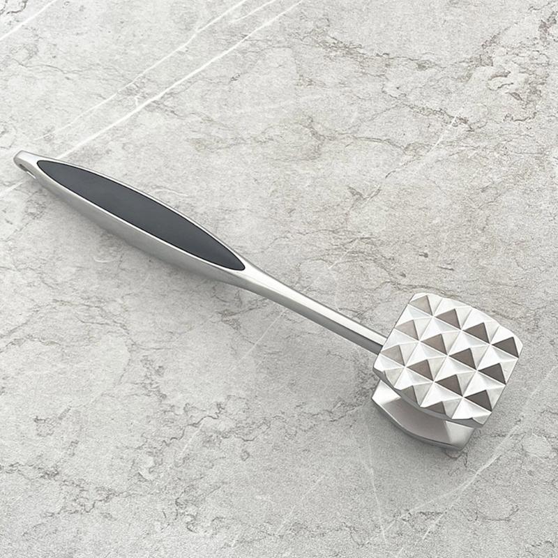 Practical Kitchen Meat Tenderizer Kitchen Meat Tool Zinc Alloy Texture Meat Hammer Perfect for Culinarys Enthusiasts