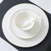 Elegant Ruyi Gold-Rim Bone China Dinnerware Set