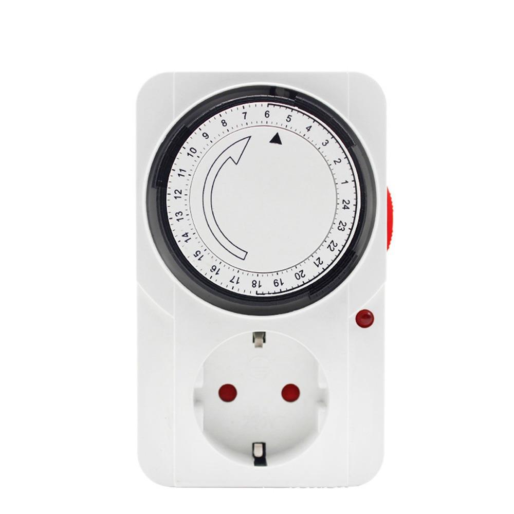 2/3-Pin Plug Timer Plug 15 Minutes Intervals 24 Hour Segment Timer  Kitchen Appliances