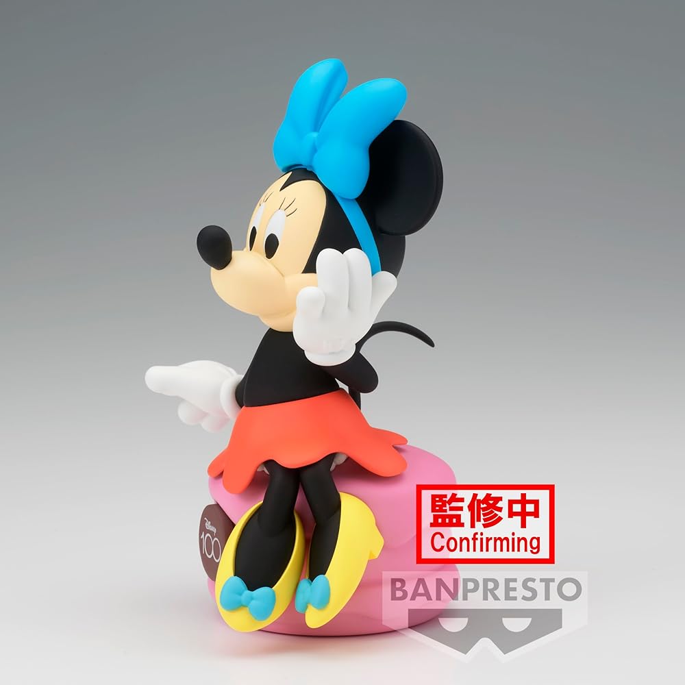 Banpresto Disney Character Sofubi Minnie Mouse Figure 100th Anniversary Collectible