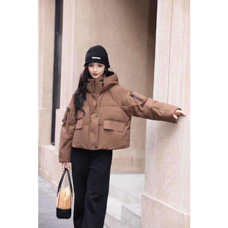 Neue Winter All-Match Damen Kurze Verdickte Baumwollkleidung Koreanischer Stil Lockere Baumwollkleidung