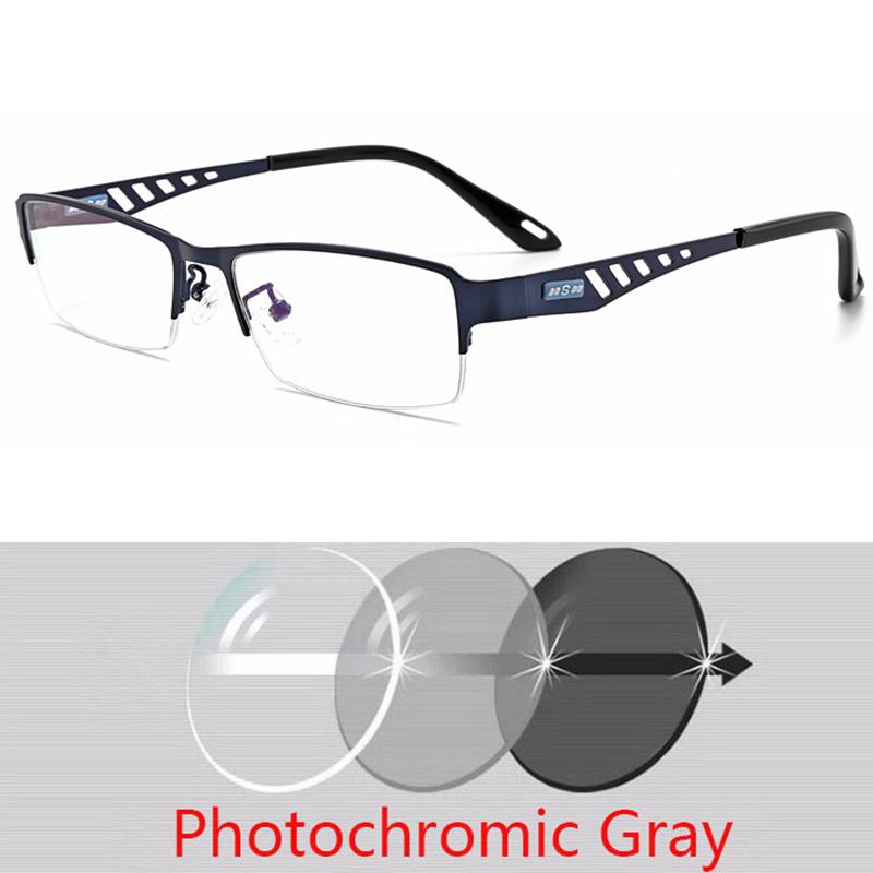 Photochromic Eye Glasses Men Women Myopia Eyeglasses Students Short Sight Eyewear 0 -0.5 -1 -1.25 -1.5 -1.75 To -6