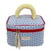 Blue Heart Women's Large Capacity Cosmetic Handbag - New 2025 Portable Storage Bag