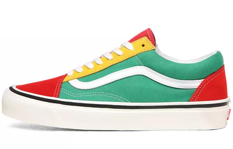 Vans Old Skool 36 Dx  Красный Изумрудный Желтый  VN0A38G2XFM 36