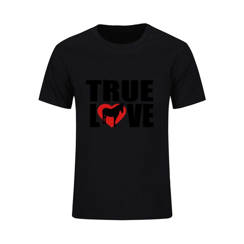 My Horse Is My Love Band Men T Shirt Fashion Funny Animal T Shirt