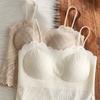 Ice Silk Lace Corset Slim Fit Suspender Vest Spicy Girl Style Crop Tops  Travel