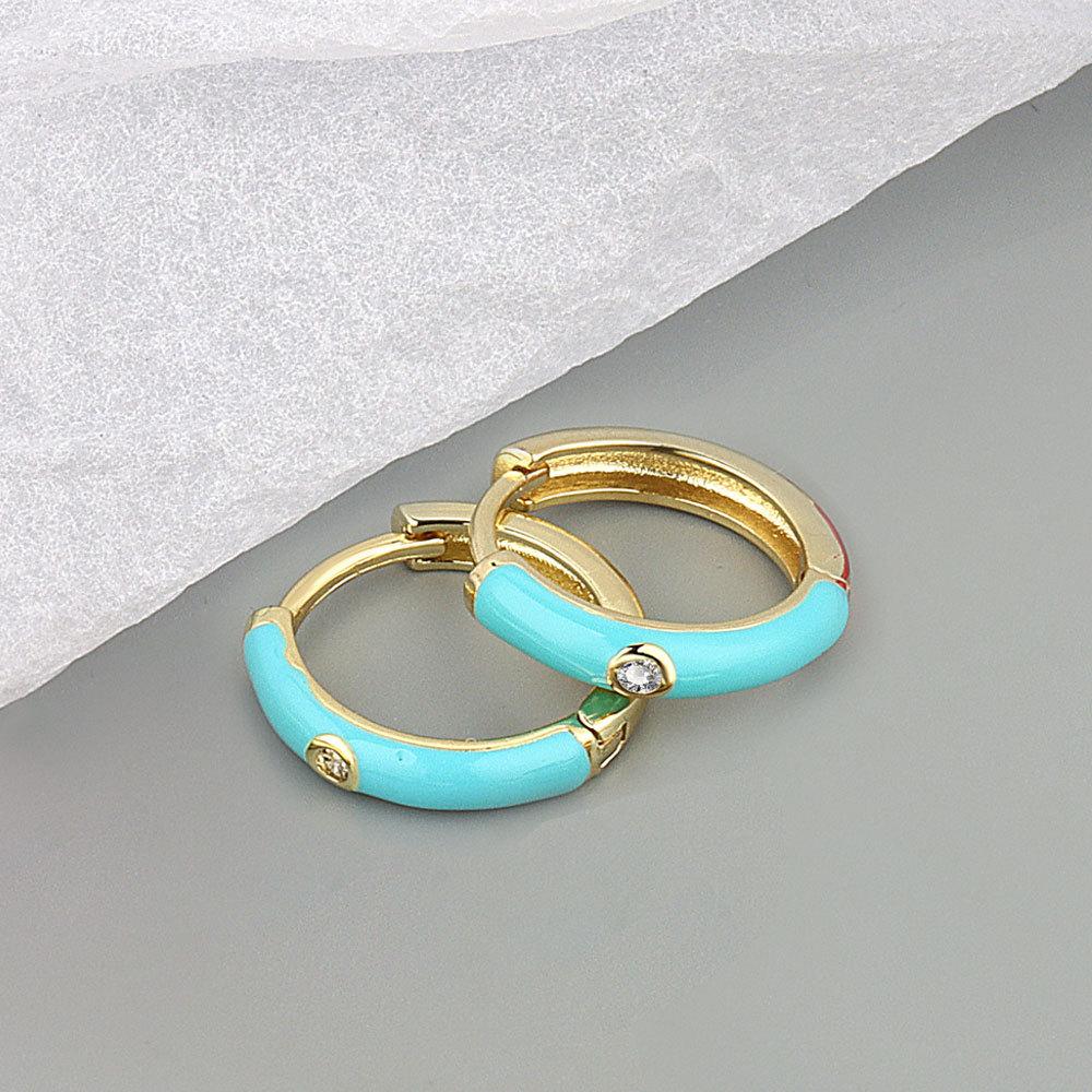 

Ліндон Сережки з мідного сплаву Циркон Сережки для жінок Подарунки на весілля