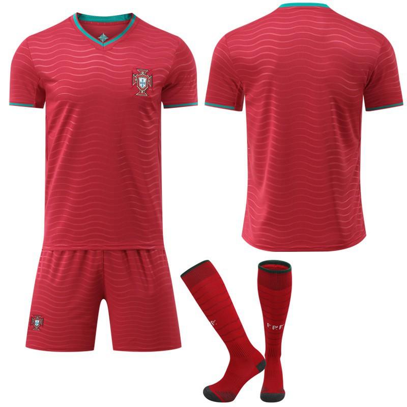 World Cup No. 7 C Ronaldo Jersey Set 8B Fee Sports Team Uniform Jota Football Portugal Home Court