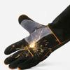 Leather Heat Resistant Gloves High Temperature Resistance Safety Gloves Welding Gloves  Kitchen