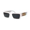 Brand Logo Acetate Square Sunglasses Women's 314/87 30149005 0VE445931487-314/87 White 54