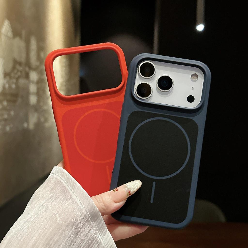 Women's Full Coverage Liquid Silicone Magnetic Case for Apple iPhone 17 Pro Max with Drop Protection