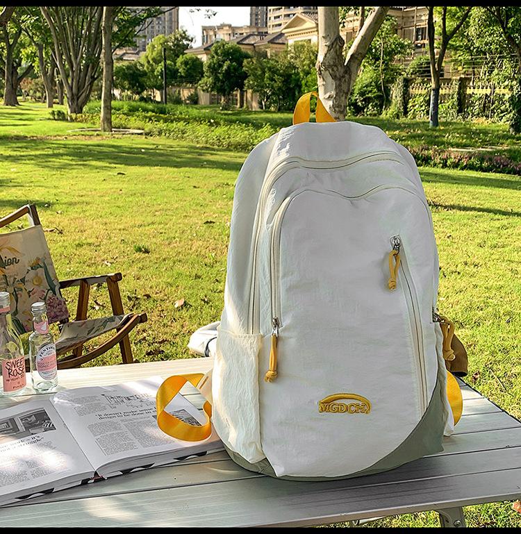 School Bag Versatile Large Capacity Couple Leisure Simple Travel Commute Light Sports Outdoor Mountaineering Bag