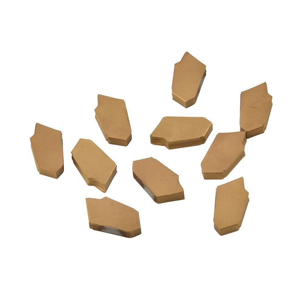 10pcs ZQMX 3N11-1E SP300 GTN-3 3mm Cut-Off Grooving Carbide Inserts CNC Tool