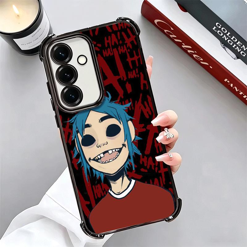 G-Gorillaz Anime Soft Phone Case For Samsung A17 A27 A07 A37 A57 A16 A56 A15 A55 A14 A54 A13 A53 A26 A36 A25 A35 A24 A34 A23 A33
