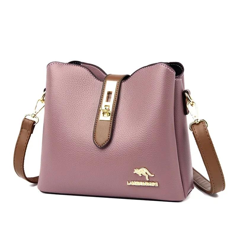 Classic PU women's shoulder bags  crossbody bags  versatile  large capacity  concise  light  luxurious  high quality  new fashion
