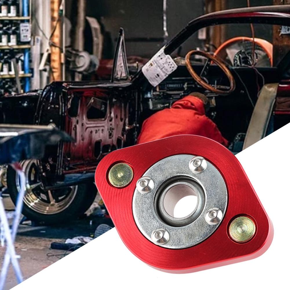 Car Shock Top Mount Set Pillow Ball Rear Upper Camber Plates Fit For E30 E36 E46 (Red)