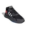 Adidas Originals Nite Jogger Fabric Sports Breathable Low-Top Lifestyle Shoes Unisex Sneakers Gray White Red FX6834