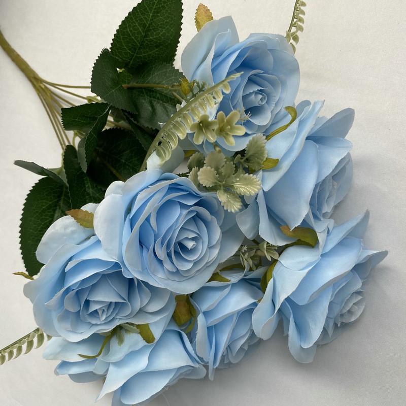Artificial Rose Flower Greenery For Home Interior And Party Decoration Applications