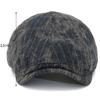HT5066 Mens Berets Women Artist Painter Striped Beret Hat Male Female Ivy Flat Cap Spring Summer Adjustable Octagonal Beret Caps