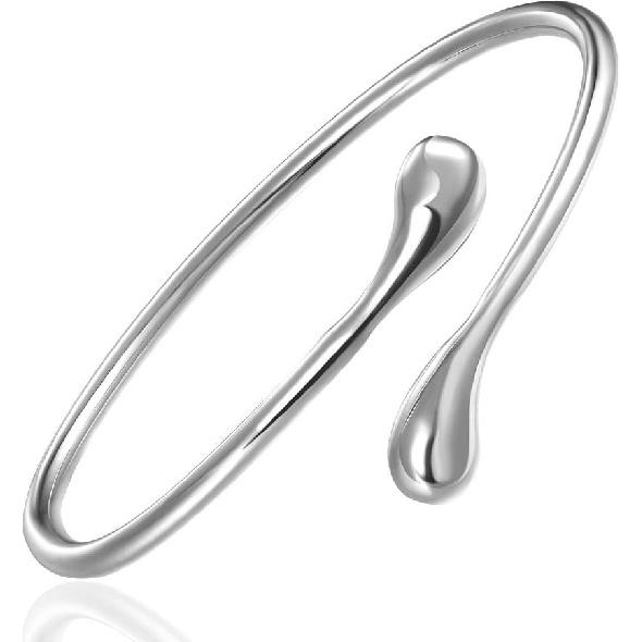 kelistom 925 Sterling Silver Bracelets for Women Teens, Love Heart Charm Chain Bracelet Bangle Fashion Jewelry Gifts