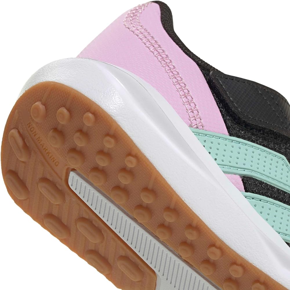 Adidas Faito EL Kids Sneakers Unisex Core Black/Semi Flash Aqua/Bliss Lilac 23.5 Cm