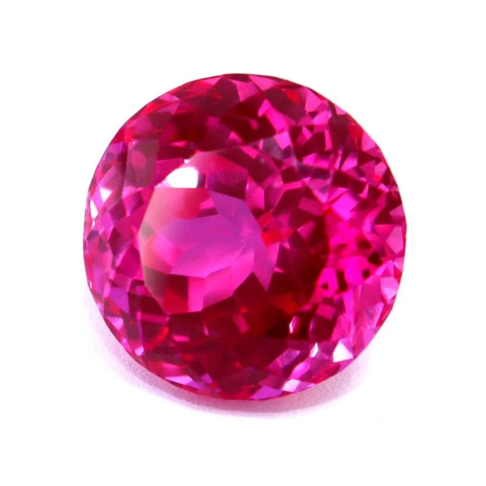 Round Cut Natural Pink Spinel 12+ Ct Beautiful Certified Loose Gemstone