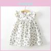 Dress Aline And Floral Stylish Cute Princess Dress Childrens Dress Summer Dress Childrens Mid Dress