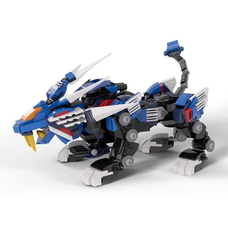 Soth Mechanical Beast Epee Small Particle Assembled Model Building Block Toy Set 6-12 Years Old
