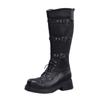 2025 Super Fire Stiefel Dicker Absatz Dicke Sohle Mode Lange Stiefel Runde Spitze Dicker Absatz Schmal Vielseitig Kniestiefel Exklusiv