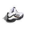 New Adidas Lockdown J Anti Slip Wear Resistant Mid Top Basketball Shoes White Black Teenagers GZ3084