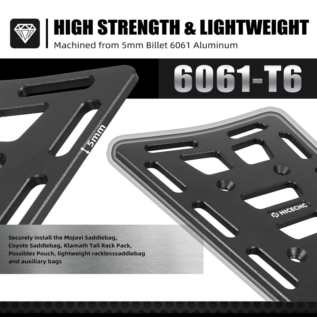 For Husqvarna 2014-2026 TE 300 TE 250 FE 250 FE 350 FE 450 TX 300 Rear Luggage Tail Rack For KTM EXC 300 Sherco SE 300 Factory
