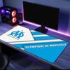 Stars Guide Olympique Marseille mouse pad, rubber base, esports desk mat, mouse pad for gamers and office use, gaming desk , easy to clean mat