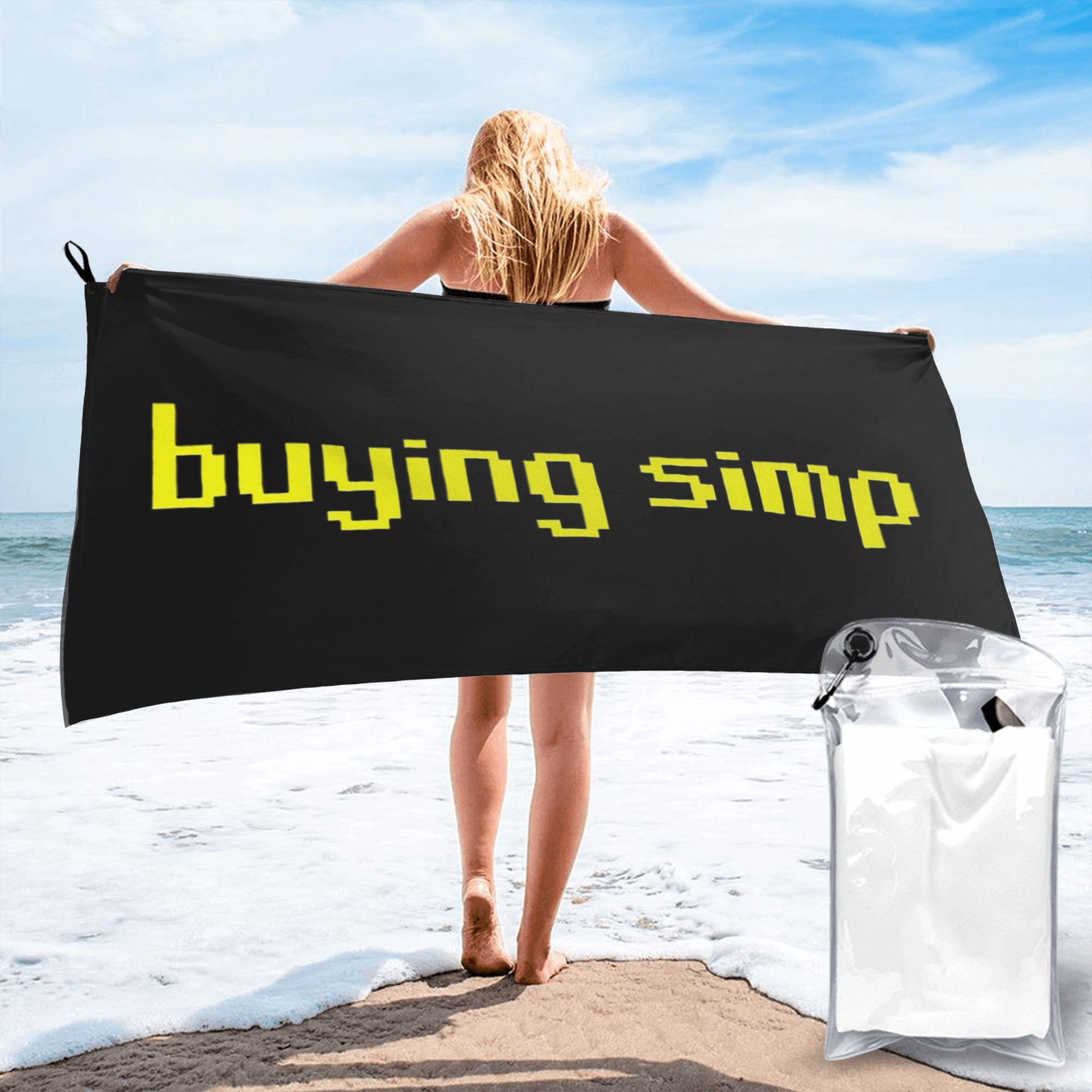 

Runescape buying simp Beach Towel Soft Microfiber Quick Dry Absorbent Quick Towels For Bath W40*H60(CM)